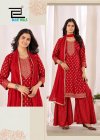 Karwa Chauth By Blue Hills Rayon Kurti With Bottom Dupatta